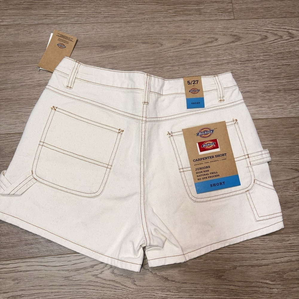 Dickies Women's Carpenter Shorts High Rise Size 5/27 New With Tags